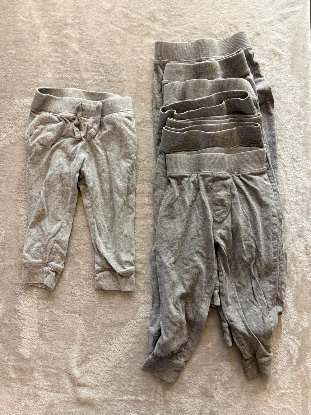 Baby Gap & George Grey Jogger Pants Bundle 18-24M / 2T | 6 Pairs